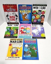 Lot of 8 Mad Libs Scooby-Doo, The Golden Girls, Greatest Hits 3-in-1, Wimpy Kid - £18.80 GBP