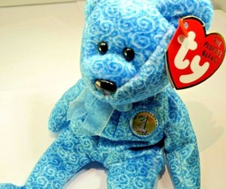 TY Beanie Babies &quot;Classy&quot; Bear 2001 Teddy Bear 8&quot; new unused with tag Pe... - $16.32