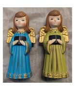 Vintage Ardco Ceramic Angel Figures (2) 8.5 Inch Christmas Home Decor 19... - €15,27 EUR