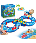 Water Park Playset 50PCS DIY Table Beach Toy on Backyard Summer outside ... - £54.15 GBP