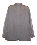 Hugo Boss Gray Men&#39;s Zipper Jacket Coat Cotton Blend Size XL US 44 R - £132.68 GBP
