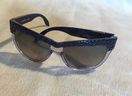 Roberto Cavalli RC 739S/S 83B Violet/Gray Pebbled Retro Butterfly Sunglasses - £118.67 GBP