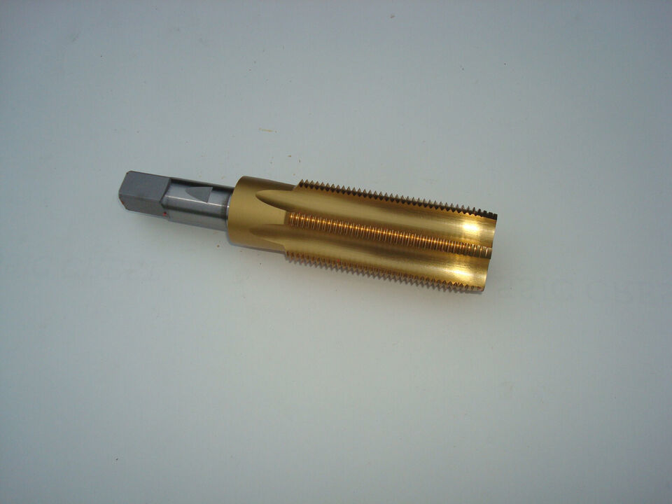 1 NOS USA Vermont Tool and Die 1-3/8&quot;-12 H8 thread 6-Flute Ti Left Hand ... - $240.91