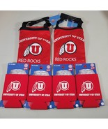 University of Utah Gameday Lot Red Koozies and Zippered Pouches Game Day - $14.99