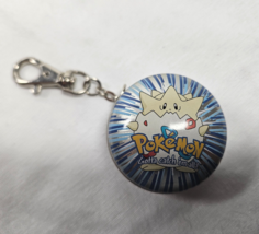 Vintage Pokemon Togepi Dangle Keychain Collectible 1998 Accessory Network - $9.95
