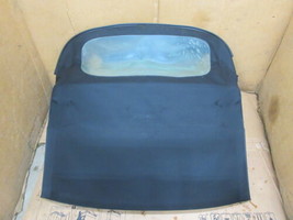 01 Porsche Boxster 986 #1256 Convertible Soft Top W/ Plastic Window Black - $494.99