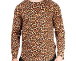 Natori Men&#39;s Modal/Cotton Kaede Leopard-Print Raglan Shirt Leopard-Large - $28.99