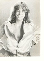 Leif Garrett teen magazine pinup clipping  black and white open jacket 1... - £2.74 GBP