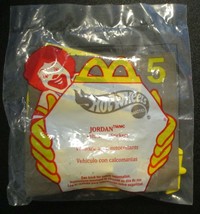 McDonald&#39;s Hot Wheels Jordan #5 2000 NEW - $111.95 MXN