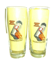 2 Spaten 1987 Munich Oktoberfest 0.5L German Beer Glasses - £15.94 GBP