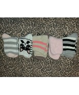 Lot of 5 Women&#39;s Warm Comfort Cozy Short Socks Multicolor (AH) - £10.58 GBP