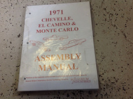 1971 CHEVY CHEVELLE MONTE CARLO EL CAMINO ASSEMBLY Instruction Manual  - $69.95