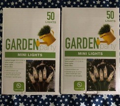 Garden Party Wedding Mini Lights | 50 Lights | New | Indoor Outdoor Pack... - $26.25