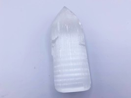 Selenite Point ~ Crystal Altar Decor, Witchcraft White Selenite, Charging, Heali - $15.00