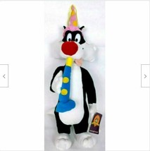 NWT Looney Tunes Sylvester Party New Years Plush Stuffed Animal 19&quot; - £57.27 GBP