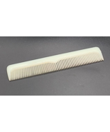 Rare Vintage Tek Hughes Ivory Nylon Hair Comb 7 1/2&quot; long - $27.34 CAD