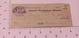 Vintage First National Bank Check May 25 1949  - $4.94