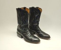 Mike Allred&#39;s Custom Handmade Leather Rainbow Stitch Boots 1-252 Sz 9.5 - £393.27 GBP