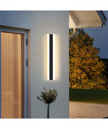 Led Wall Light Sconce Outdoor Modern Waterproof Lamp Exterior Lights Lon... - £36.16 GBP