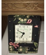 VERA BRADLEY Travel Clock Retired New Hope Snowdrops Breast Cancer NO Ba... - $28.00