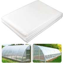 12&#39; X 25&#39; Clear Greenhouse Plastic Sheeting, 6 Mil Uv Resistant Polye... - £70.35 GBP