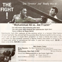 1971 Ali Vs Frazier 8mm Film Print Advertisement Boxing Ring Classics DWF11 - $386.56 MXN