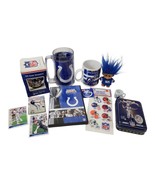 Vintage Indianapolis Colts Lot Troll Christmas Ornament Mugs Cards Johnn... - $33.94