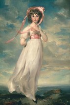 Art Print Thomas Lawrence Sarah Barrett Moulton, Pinkie   Fine Canvas Giclee - £13.55 GBP