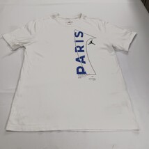 Jordan DM3092-100 Paris Men's White Short Sleeve Graphic T-Shirt Size Large image 15