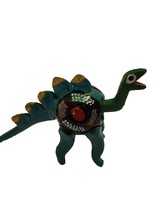 Dinosaur Bobble Head Mexican Folk Art Hand Made Toy - $7.38