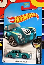 Hot Wheels 2017 Nightburnerz Series #325 Porsche 356A Outlaw Green w/ 5SPs - £5.53 GBP