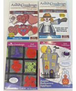 Lot of 4 Anita Goodesign Haloween Embroidery Designs-CDs - €15,45 EUR