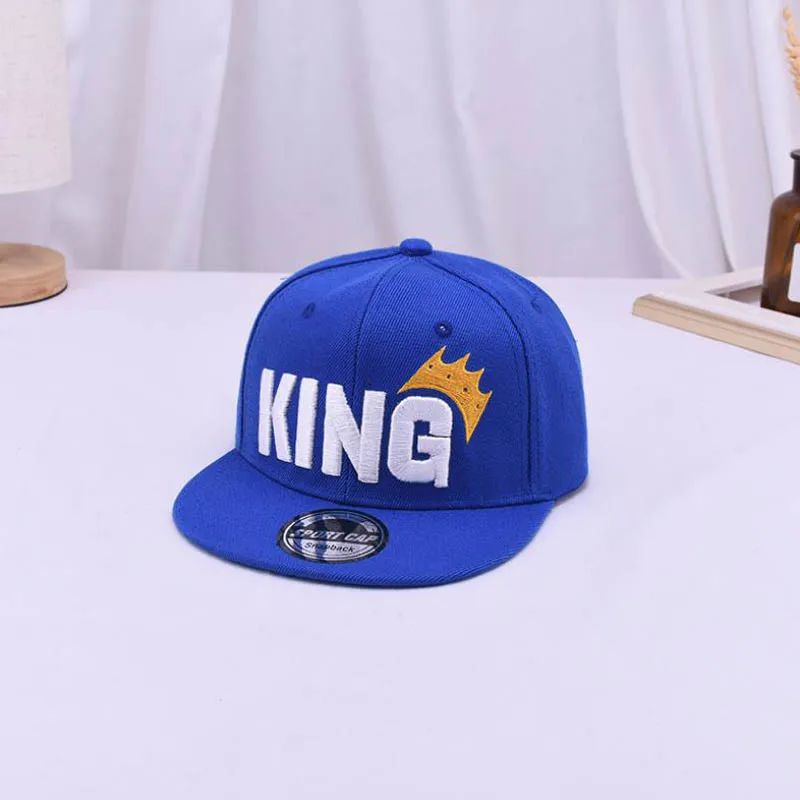 Doitbest children baseball cap hip hop 2 to 8 years old king letter embroidery kids sun thumb200