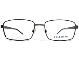 Cole Haan Eyeglasses Frames CH4013 001 BLACK Gray Square Full Rim 54-17-140 - £55.88 GBP