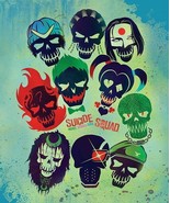 DC Comics Suicide Squad HarleyQuinn Joker DeadShot Skulls Blanket Twin Size - £25.67 GBP