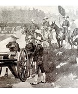 Astor Battery Manila Bay Spanish American War 1899 Victorian Print DWV7B - $40.99 CAD