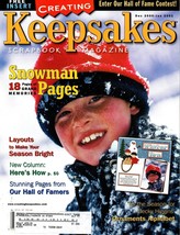 Creating Keepsakes Magazine December 2000 January 2001 Snowman Pages - £6.07 GBP