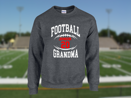 Custom Football Grandma Unisex Sweatshirt - £20.29 GBP+