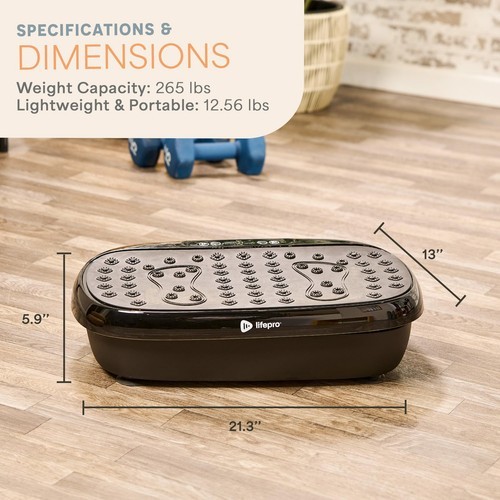 Lifepro Lite Vibration Plate Exercise Machine for Home Fitness and Recovery Item image 8