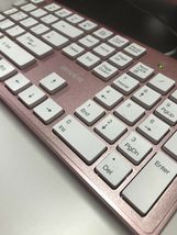 iRiver Korean English Keyboard USB Wired Membrane Cover Skin Protector (Pink) image 3
