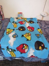 Angry Birds Lot Throw Blanket 37&quot; x 46&quot;  Card Game Pencils - £15.52 GBP