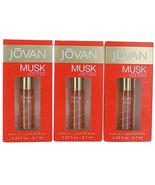 Pack of (3) New JOVAN JOVAN MUSK MUSK OIL 0.33 OZ BODLDY - £35.23 GBP