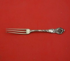 Wild Rose by Watson Sterling Silver Strawberry Fork 4 7/8&quot; Heirloom Silverware - £101.71 GBP