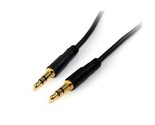 StarTech.com 1 foot Slim 3.5mm Stereo Audio Cable - M/M  - $12.00
