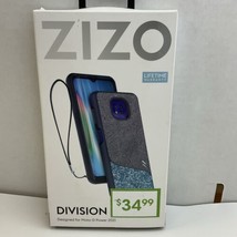 zizo division series cell phone case for Moto G Power 2021 Blue Glitter - $7.69