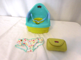 American Girl Doll Bitty Baby Twins Potty Seat &amp; Potty Training Accessories Rare - £34.44 GBP