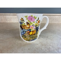 Duchess Bone China England Pair Of Roosters  Tea / Coffee Cup Mug - $12.86