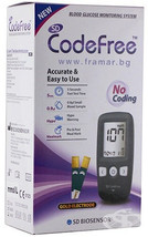 CodeFree Blood Glucose Monitoring System with 10 Glucose test Strips - £20.89 GBP