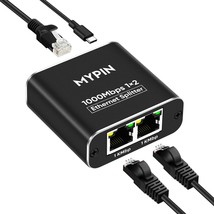 Gigabit Ethernet Splitter 1 to 2 High Speed 1000Mbps with USB Power Cabl... - £36.68 GBP
