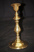 Vintage Style Brass 8&quot; Candlestick Candle Holder w Felt Bottom Home Mantel Decor - £19.45 GBP